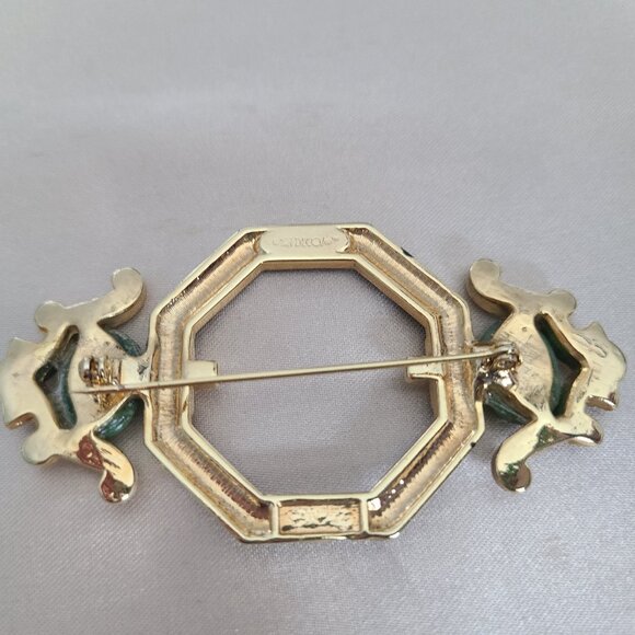 Dramatic Art Deco Style Vintage Brooch - Picture 10 of 10